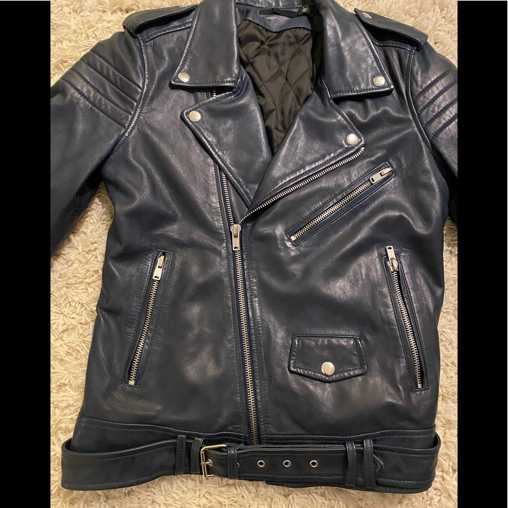 BLK DNM leather jacket- new